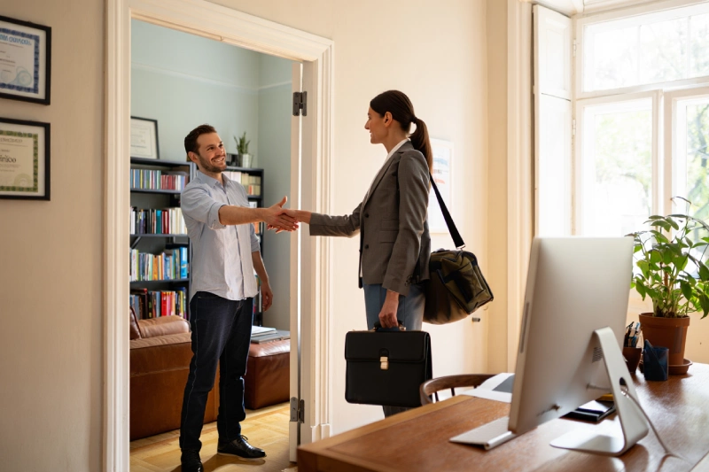 recevoir clients domicile protection