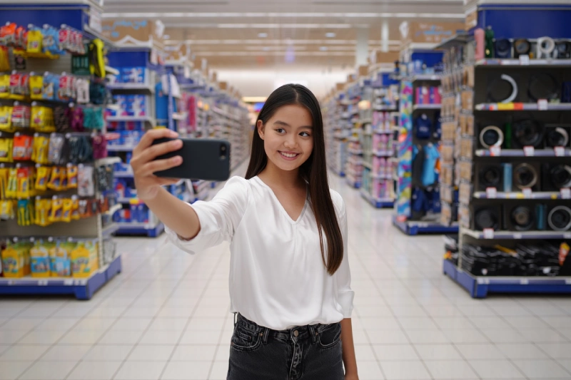 selfie en publicite viralite